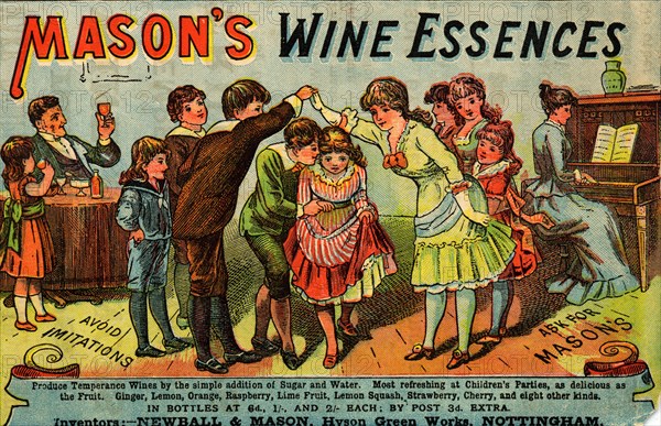 Mason's Wine Essences, 19th century Artist: Unknown