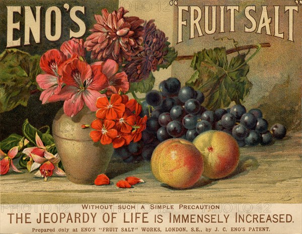Eno?s Fruit Salt, 19th century. Artist: Unknown