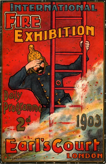 International Fire Exhibition, 1900s. Artist: Unknown