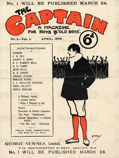 The Captain magazine, 19th century. Artist: John Hassall