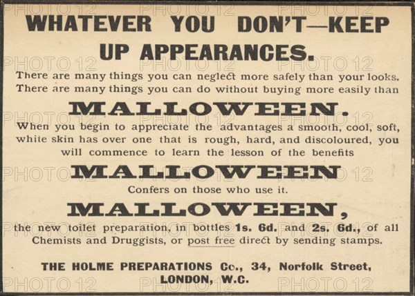 Malloween Home Preparations, 1890s. Artist: Unknown