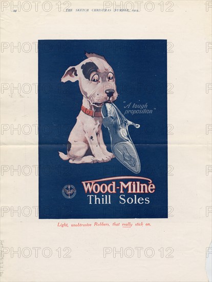 Wood-Milne Thill Rubber Soles, 1924. Artist: Unknown