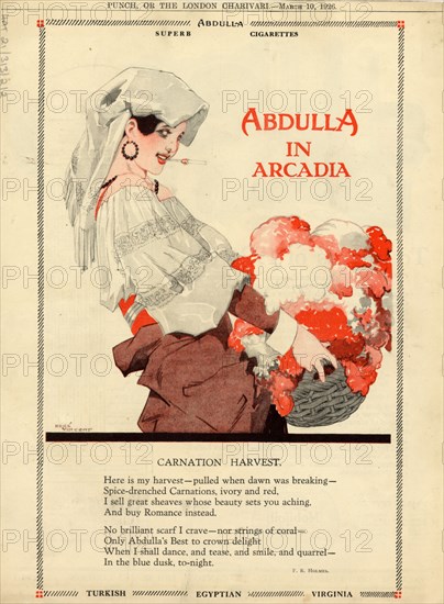 Abdulla Cigarettes, 1926. Artist: René Vincent