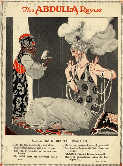 Abdulla Cigarettes, 1920s. Artist: René Vincent