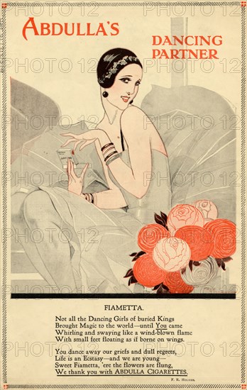 Abdulla Cigarettes, 1920s. Artist: René Vincent