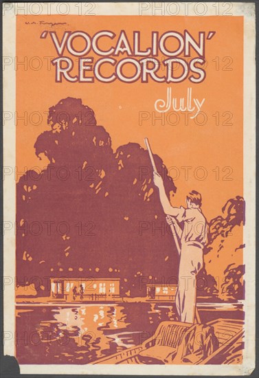 Vocalion Records Bulletin, 1920s. Artist: Wilfred Fryer