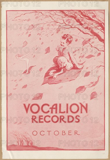 Vocalion Records Bulletin, 1920s. Artist: Wilfred Fryer