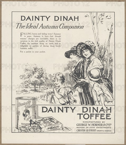 Dainty Dinah Toffee, c.1920. Artist: Wilfred Fryer