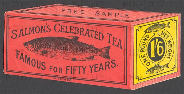 Salmons Tea, 1890s. Artist: Unknown