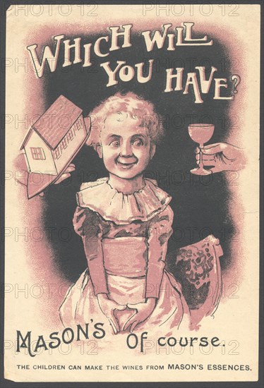 Newball & Mason Wine Essence, 1890s. Artist: Unknown