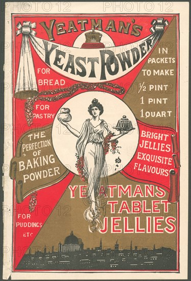 Yeatman Yeast powder, 1890s. Artist: Unknown