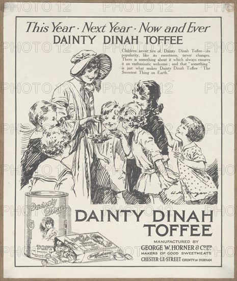 Dainty Dinah Toffee, c.1920. Artist: Wilfred Fryer