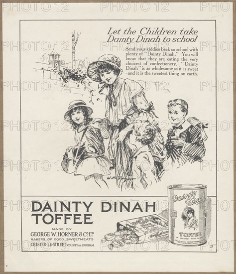 Dainty Dinah Toffee, c.1920. Artist: Wilfred Fryer