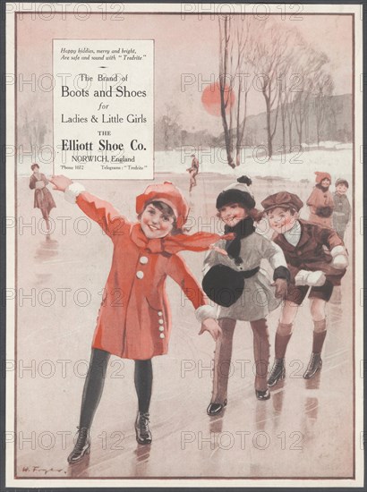 Elliott Shoe Company, c1920s. Artist: Wilfred Fryer