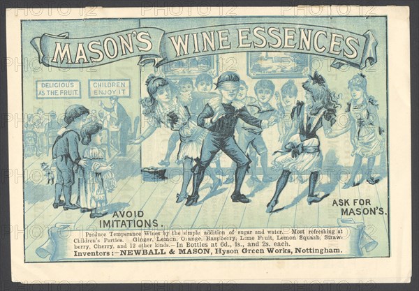 Newball & Mason Wine Essences, 1890s. Artist: Unknown