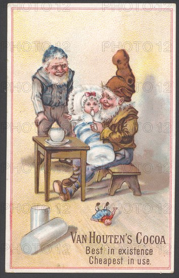 Van Houten's Cocoa, 1890s. Artist: Unknown