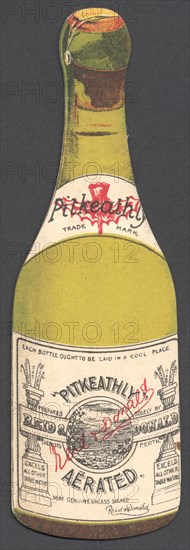 Pitkeathly Mineral water, 1890s. Artist: Unknown