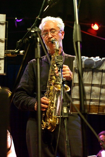 Chris Briscoe, Brecon Jazz Festival, Powys, Wales.  Artist: Brian O'Connor