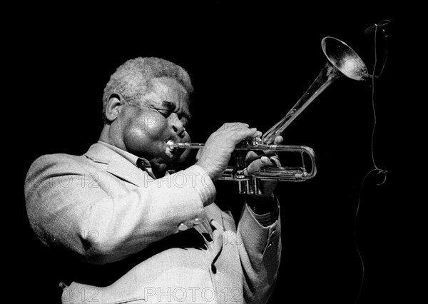 Dizzy Gillespie , Royal Festival Hall, London, July 1985.  Artist: Brian O'Connor