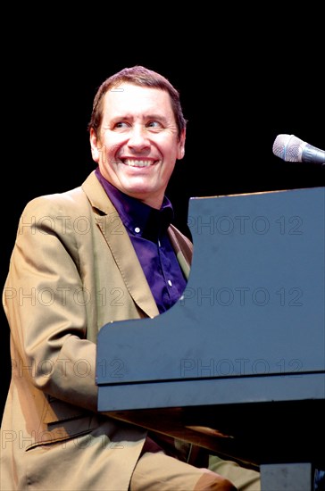 Jools Holland, Love Supreme Jazz Festival, Glynde, East Sussex.  Artist: Brian O'Connor