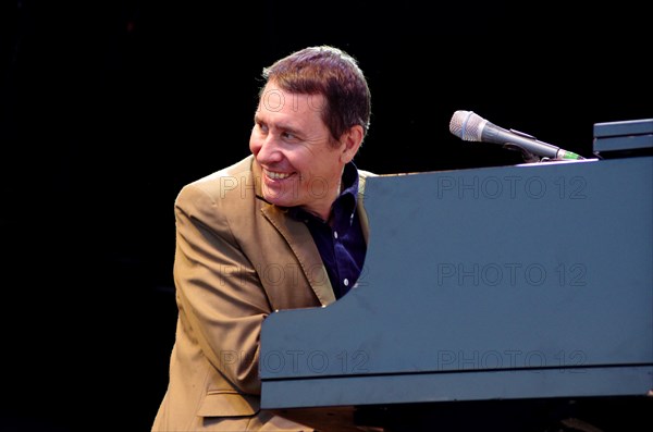 Jools Holland, Love Supreme Jazz Festival, Glynde, East Sussex.  Artist: Brian O'Connor