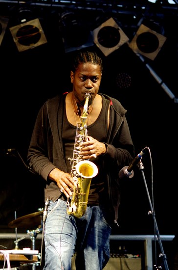 Soweto Kinch, Imperial Wharf Jazz Festival, London, 2011. Artist: Brian O'Connor