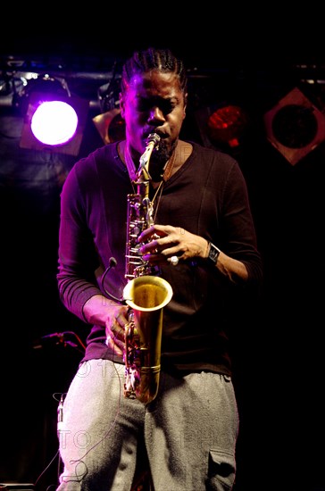 Soweto Kinch, Imperial Wharf Jazz Festival, London, 2011. Artist: Brian O'Connor