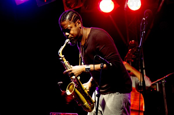 Soweto Kinch, Imperial Wharf Jazz Festival, London, 2011. Artist: Brian O'Connor