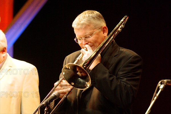 Mark Nightingale, Brecon Jazz Festival, Powys, Wales, 2008. Artist: Brian O'Connor