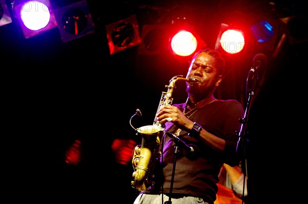 Soweto Kinch, Imperial Wharf Jazz Festival, London, 2011. Artist: Brian O'Connor