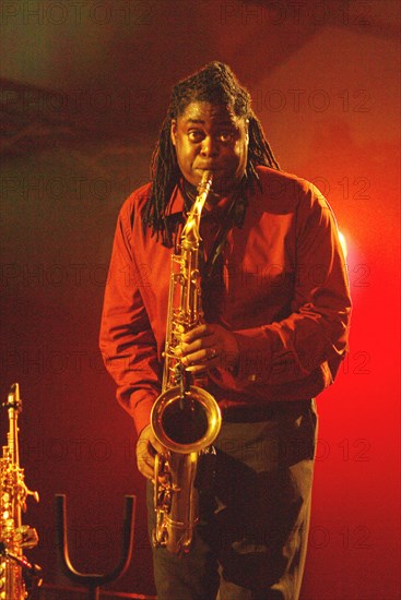 Courtney Pine, Brecon Jazz Festival, Powys, Wales, 2006. Artist: Brian O'Connor