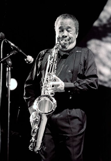 Johnny Griffin, Brecon Jazz Festival, Powys, Wales. Artist: Brian O'Connor