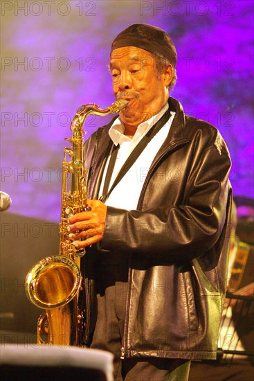 Johnny Griffin, Brecon Jazz Festival, Powys, Wales. Artist: Brian O'Connor