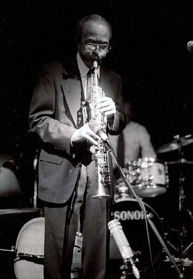 Jimmy Heath, Ronnie Scott's, London.   Artist: Brian O'Connor