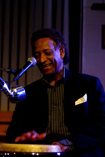 Frank Holder, Jazz Hastings, Hastings, East Sussex. Artist: Brian O'Connor