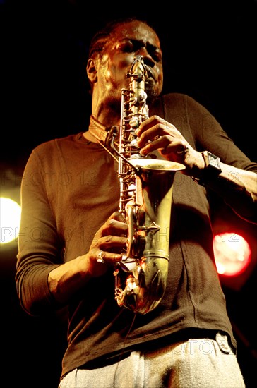 Soweto Kinch, Imperial Wharf Jazz Festival, London, 2011. Artist: Brian O'Connor