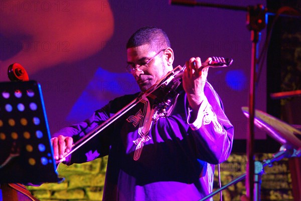 Omar Puente, Brecon Jazz Festival, Powys, Wales, 2009. Artist: Brian O'Connor