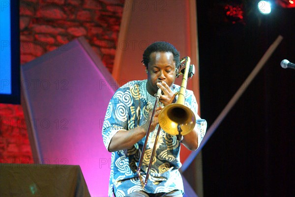 Dennis Rollins, Brecon Jazz Festival, Powys, Wales, 2009. Artist: Brian O'Connor