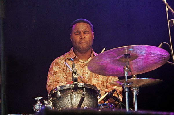 Kendrick Scott, Love Supreme Jazz Festival, Glynde, East Sussex, 2013. Artist: Brian O'Connor