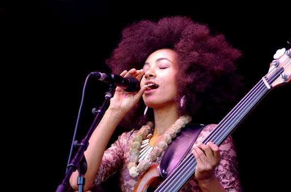 Esperanza Spalding, Love Supreme Jazz Festival, Glynde, East Sussex, 2013. Artist: Brian O'Connor