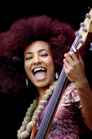 Esperanza Spalding, Love Supreme Jazz Festival, Glynde, East Sussex, 2013.  Artist: Brian O'Connor