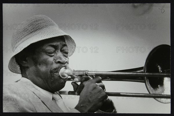 Al Grey performing at the Capital Radio Jazz Festival, Alexandra Palace, London, July 1982. Artist: Denis Williams