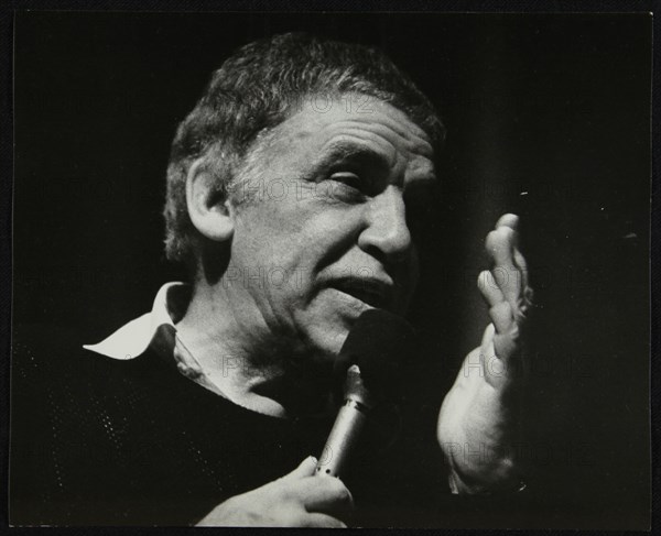 Buddy Rich in concert at the Forum Theatre, Hatfield, Hertfordshire. Artist: Denis Williams