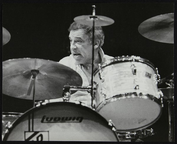 Buddy Rich in concert at the Forum Theatre, Hatfield, Hertfordshire. Artist: Denis Williams