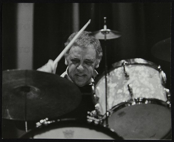 Buddy Rich in concert at the Forum Theatre, Hatfield, Hertfordshire. Artist: Denis Williams