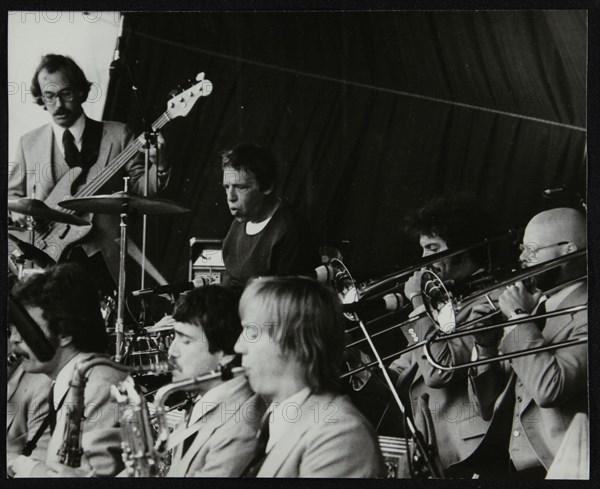 Buddy Rich in concert at the Newport Jazz Festival, Ayresome Park, Middlesbrough, 1978. Artist: Denis Williams