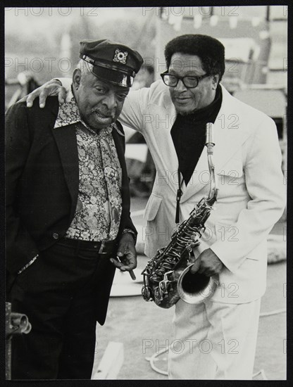 Count Basie and Illinois Jacquet at the Capital Radio Jazz Festival, London, July 1979. Artist: Denis Williams