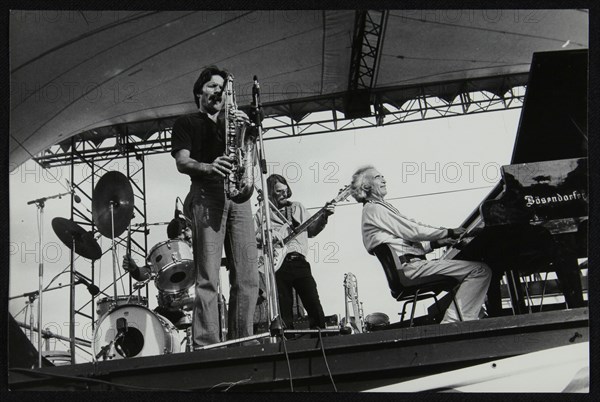 The Dave Brubeck Quartet playing at the Capital Radio Jazz Festival, London, July 1979. Artist: Denis Williams