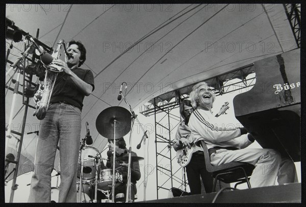 The Dave Brubeck Quartet playing at the Capital Radio Jazz Festival, London, July 1979. Artist: Denis Williams