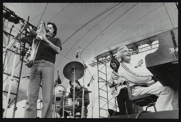 The Dave Brubeck Quartet playing at the Capital Radio Jazz Festival, London, July 1979. Artist: Denis Williams